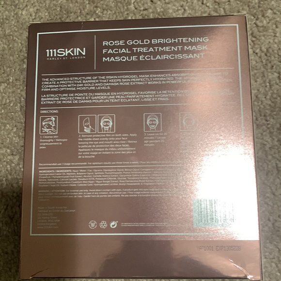 111Skin ROSE GOLD BRIGHTENING FACIAL  MASK - Picture 3 of 4